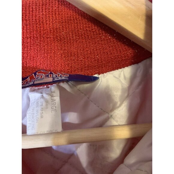 C.R. England Freight Global Transportation Satin Trucker Jacket‎ Patches XL VTG - Picture 2 of 9